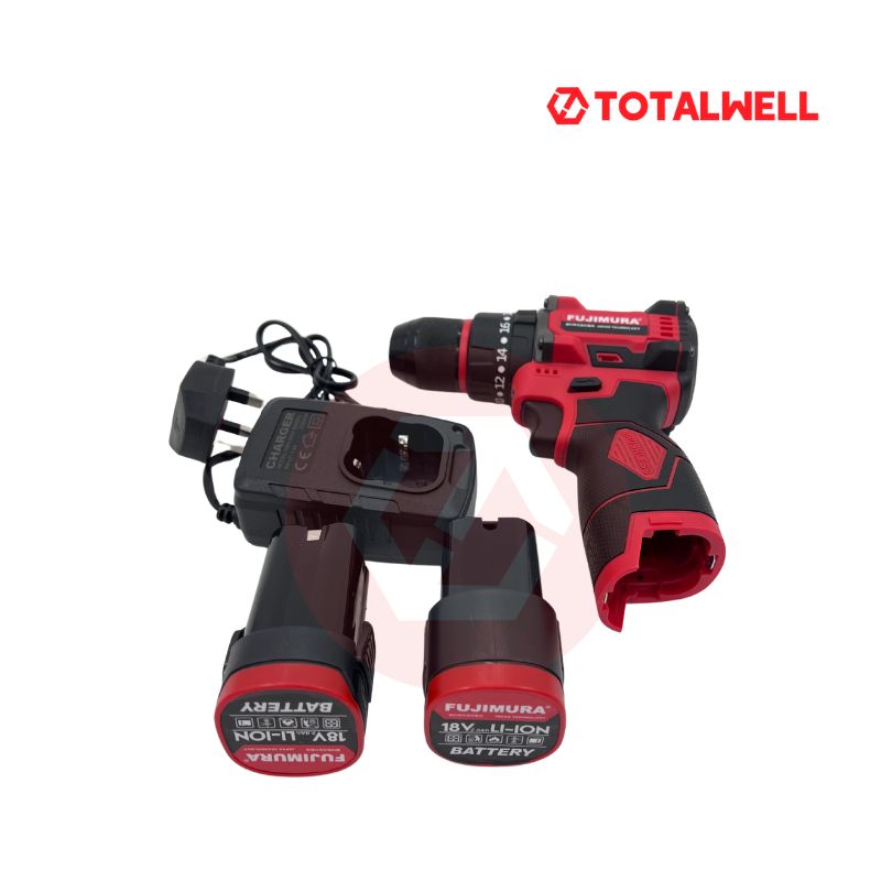 FUJIMURA FJ-1850I 18V 10mm Cordless Impact Drill - Image 3