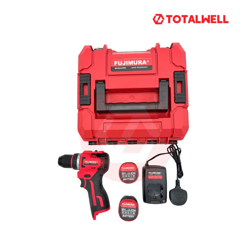 FUJIMURA FJ-18555 18V 10mm Cordless Impact Drill - Image 6