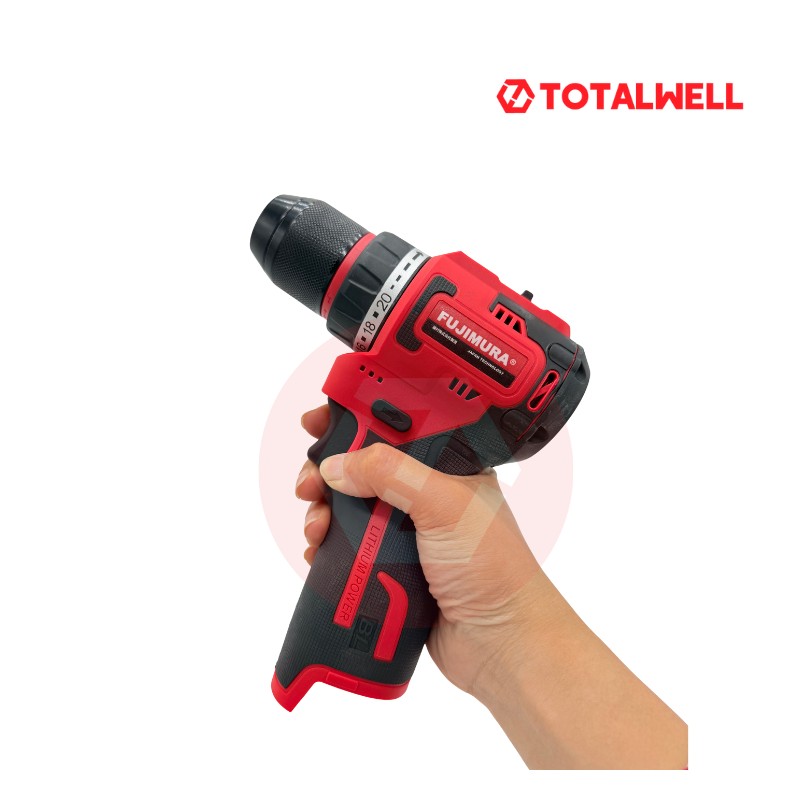 FUJIMURA FJ-18555 18V 10mm Cordless Impact Drill - Image 3
