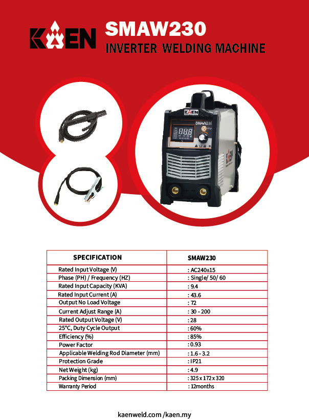 KAEN SMAW230 MMA Welding Machine - Image 2